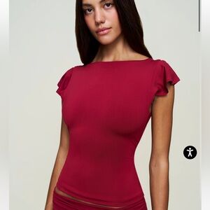 NWT Guizio Soffiano Top